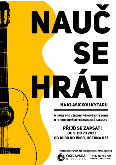 Poster kytarového kroužku